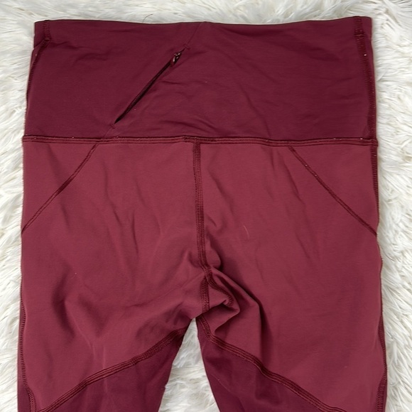 🔥$SALE$🔥 Lululemon Rebel Runner Crop Wine Berry - Picture 8 of 9